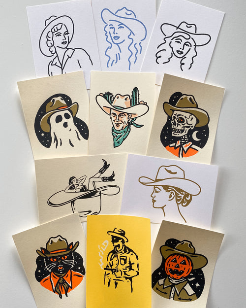 (10) 5x7in MYSTERY PRINTS PACK