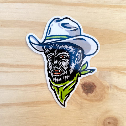 Yellowstone Werewolf Sticker