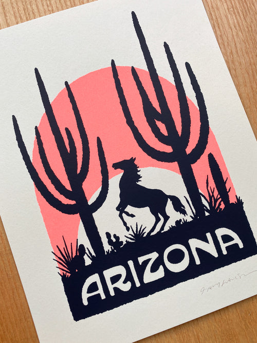 Arizona Mustang - 8x10in Print #446