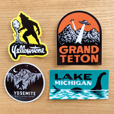 Lake Michigan Nessie Sticker