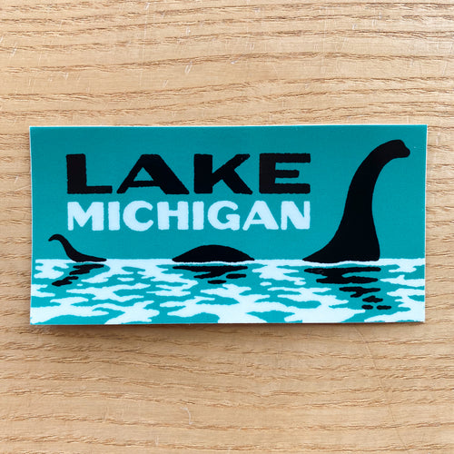 Lake Michigan Nessie Sticker
