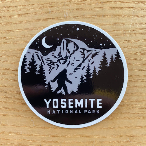 Yosemite Bigfoot Sticker