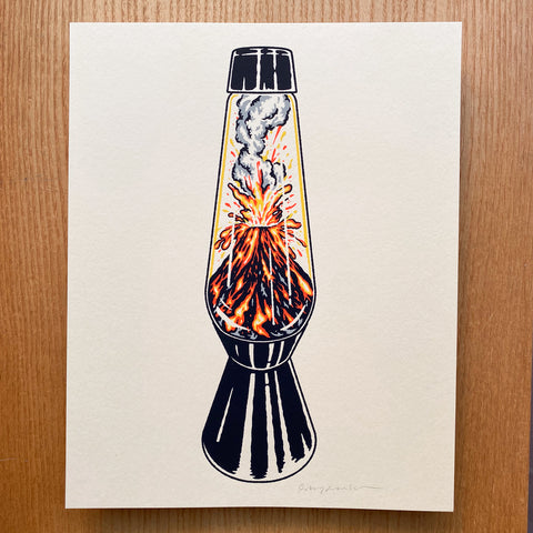 Teton Lava Lamp - Signed 8x10in Print #457