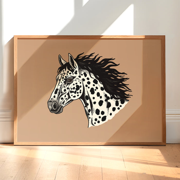 Horse Head (Appaloosa) Giclée Print