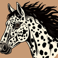 Horse Head (Appaloosa) Giclée Print