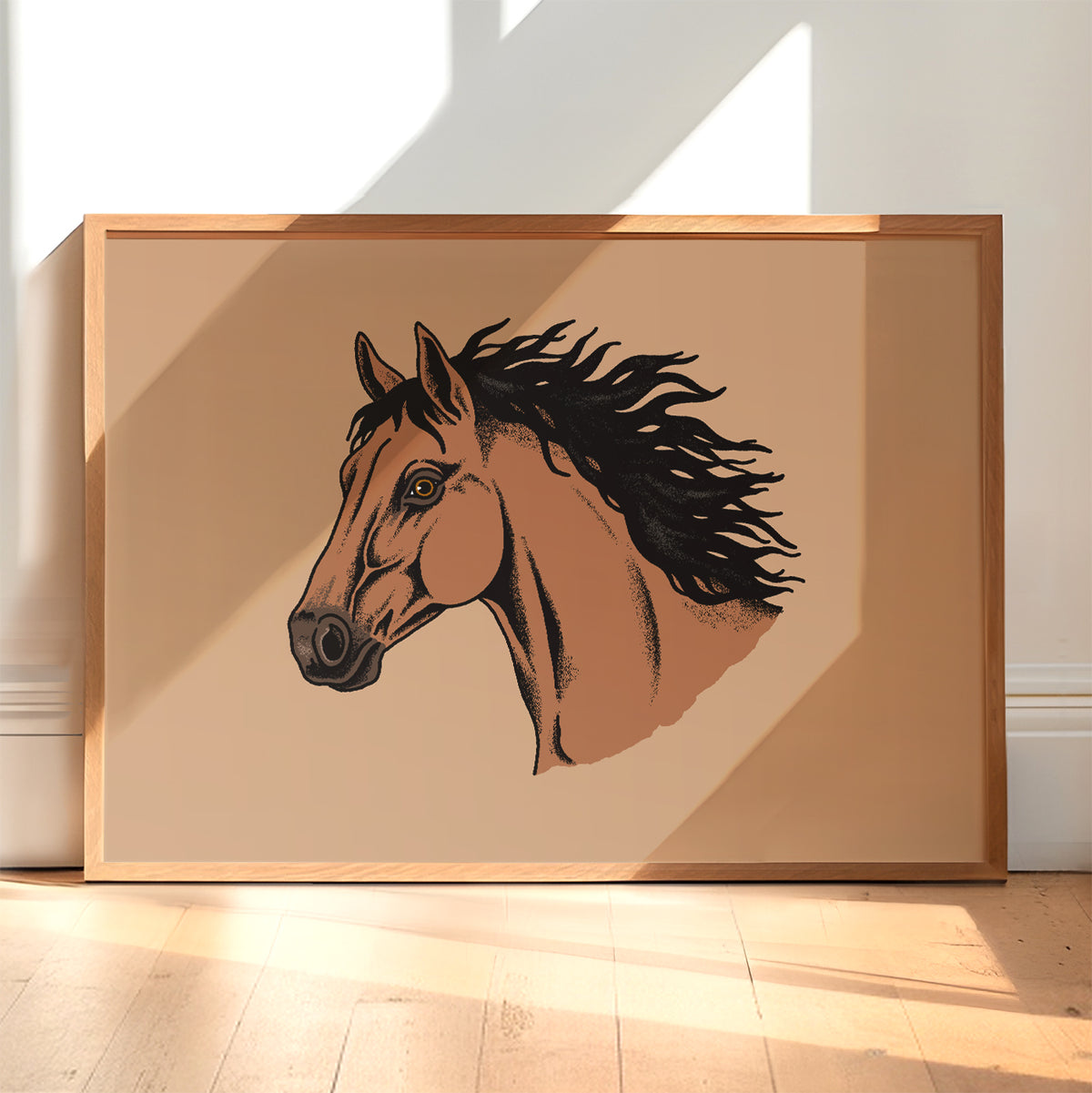 Horse Head (Bay) Giclée Print