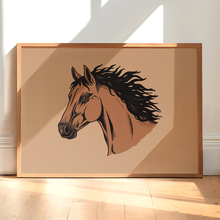 Horse Head (Bay) Giclée Print