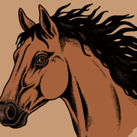Horse Head (Bay) Giclée Print