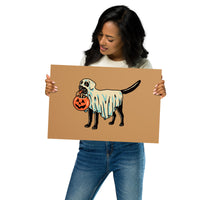Black Lab Ghost (Dog Only) Giclée Print