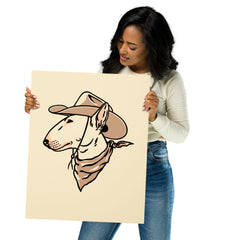 Bull Terrier Cowdog Print (Made to Order)