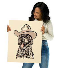 Goldendoodle Cowdog Print (Made to Order)