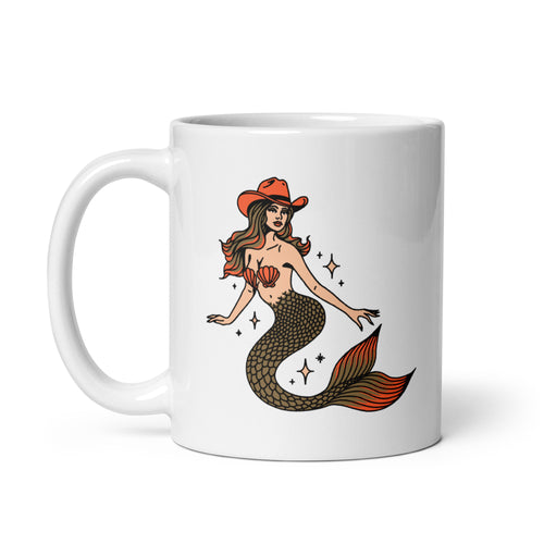 Cowgirl Mermaid Mug (Made to Order)