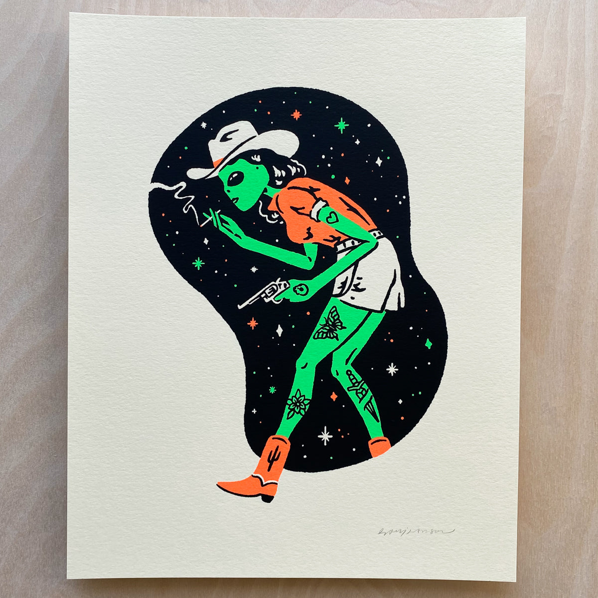 Western Alien Oakley - Signed 8x10in Print #323