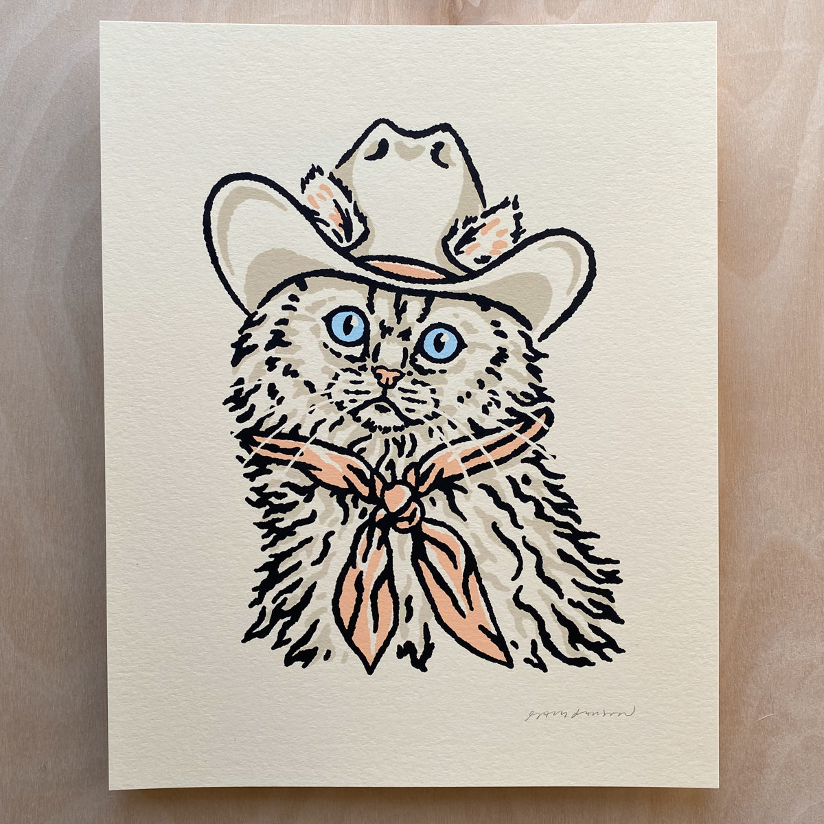 Persian Cowcat - Signed 8x10in Print #318