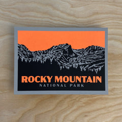 Rocky Mountain  - Signed 7x5in Print #219