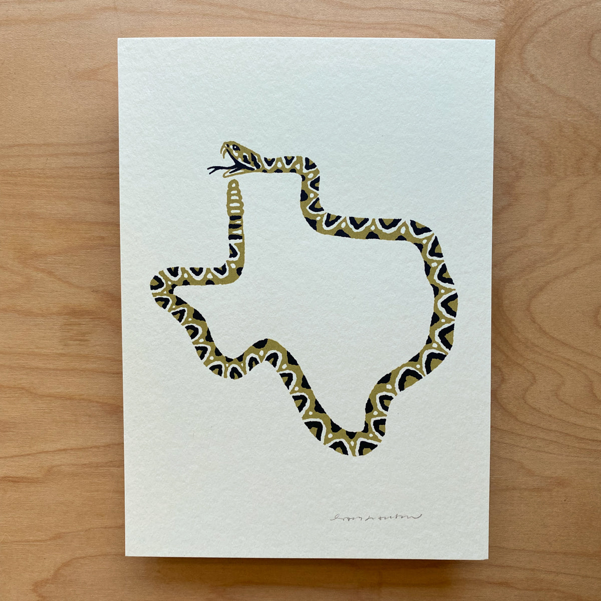 Texas Rattler - Signed Print #97