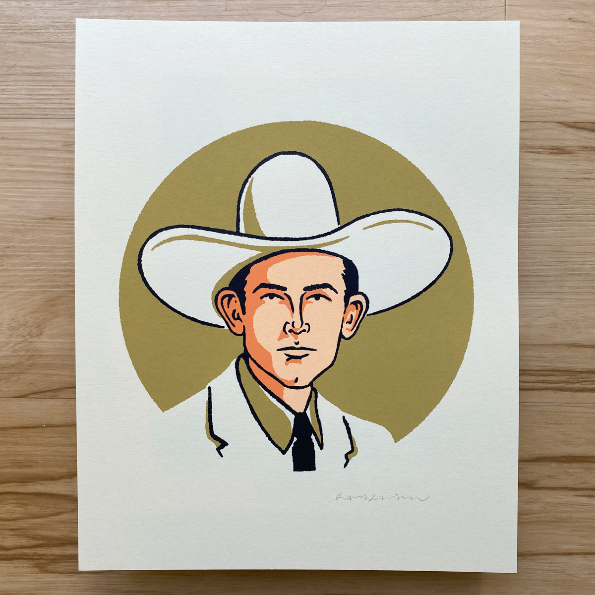 Hank - Signed 8x10in Print #408