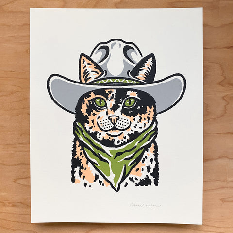 Astrocats - Signed 8x10in Silkscreen Print