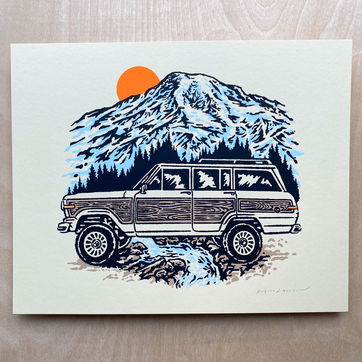 Wagoneer - Signed 8x10in Print #371