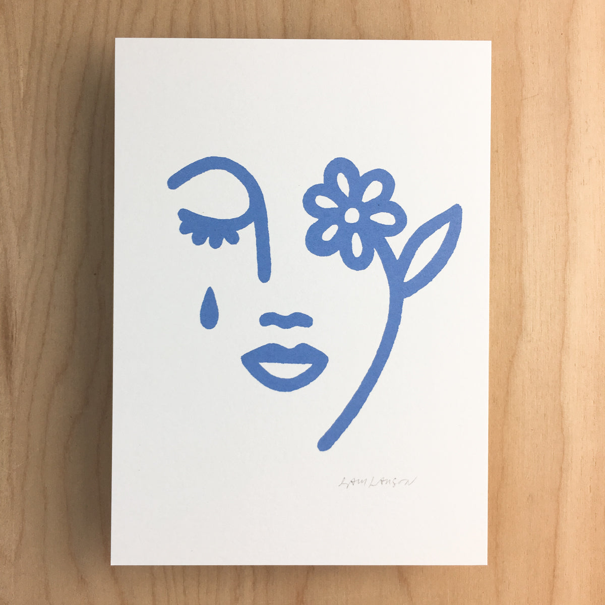 No Rain No Flowers - Signed Print #149
