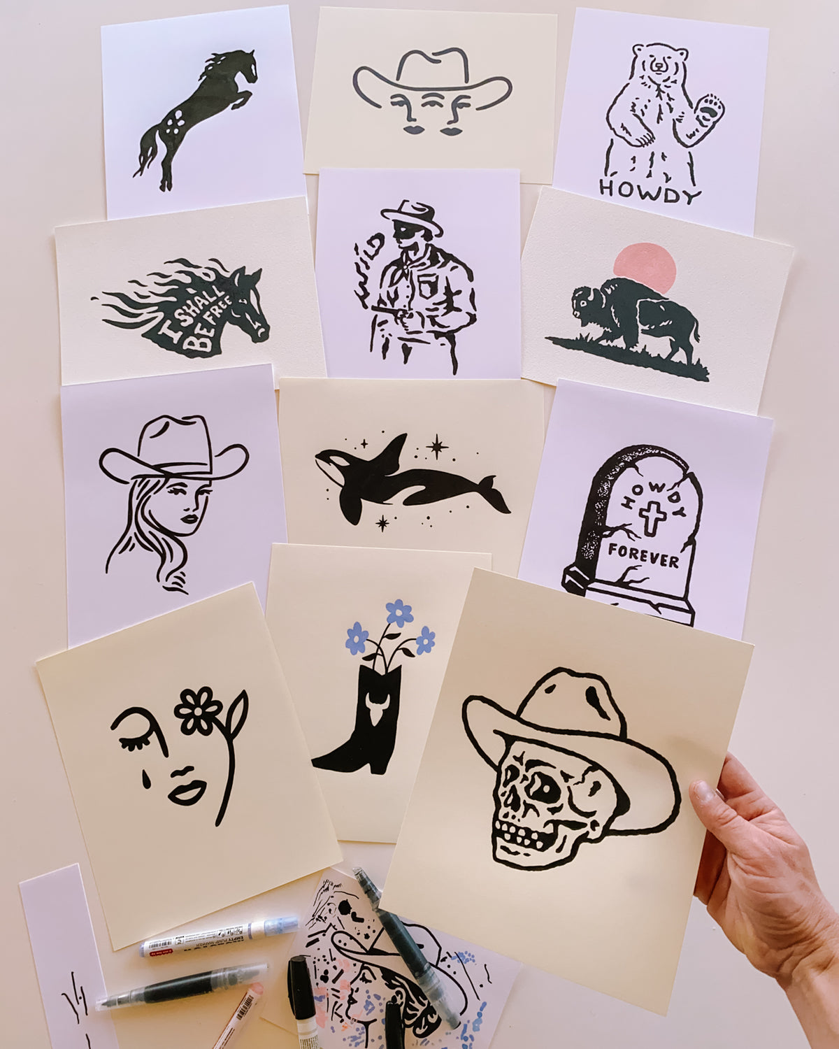 SOLD OUT. Mystery Original Marker Drawing (Round 8)