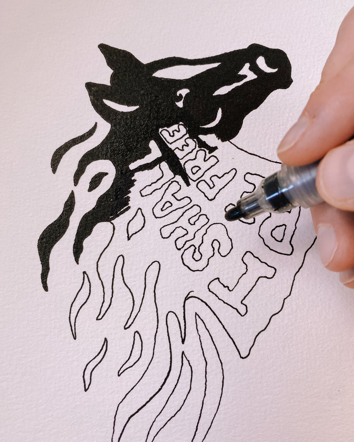 SOLD OUT. Mystery Original Marker Drawing (Round 8)