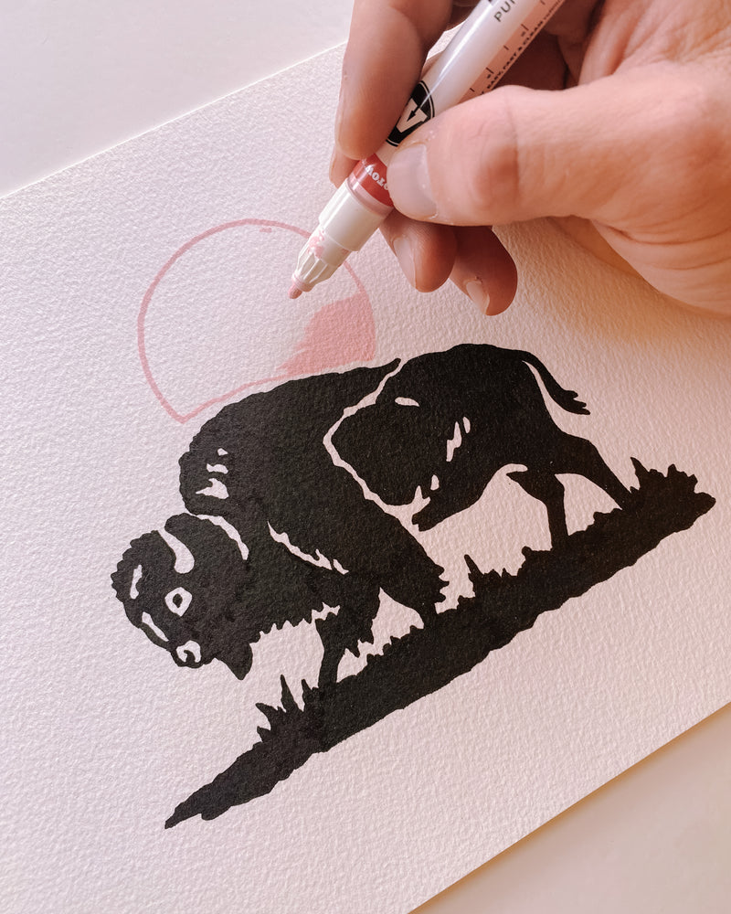 SOLD OUT. Mystery Original Marker Drawing (Round 8)
