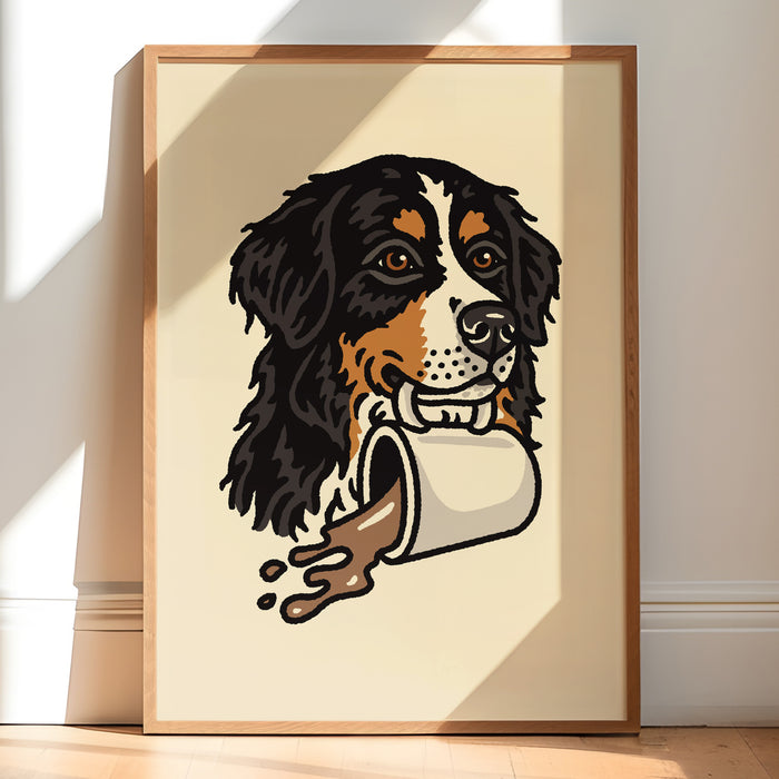 Coffee Bernese Giclée Print