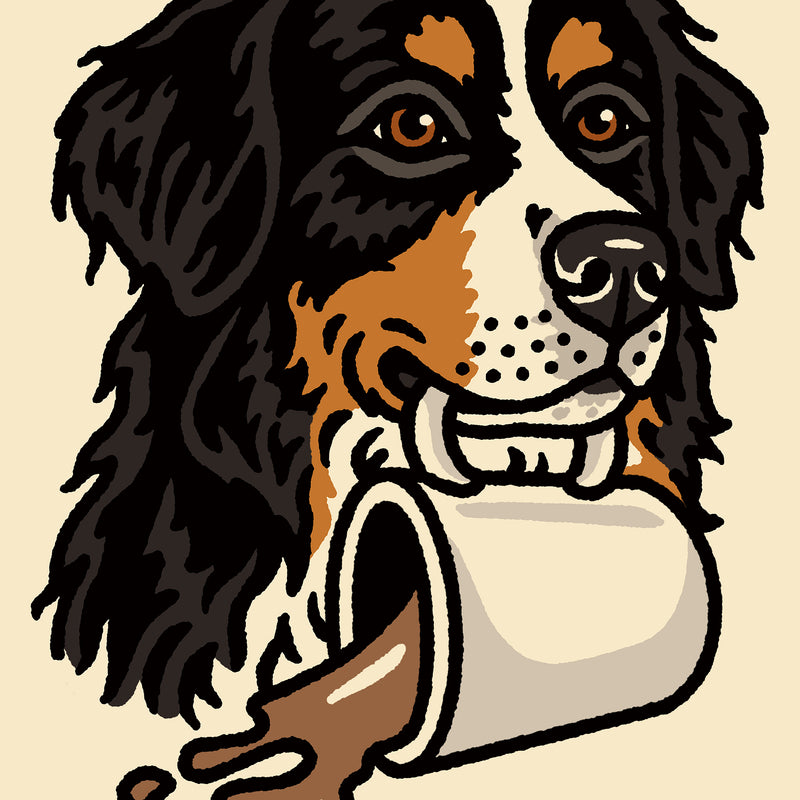 Coffee Bernese Giclée Print