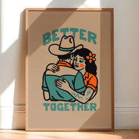 Better Together (With Words) Giclée Print