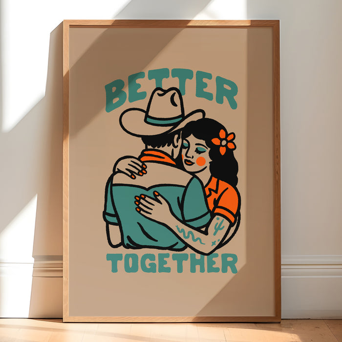 Better Together (With Words) Giclée Print