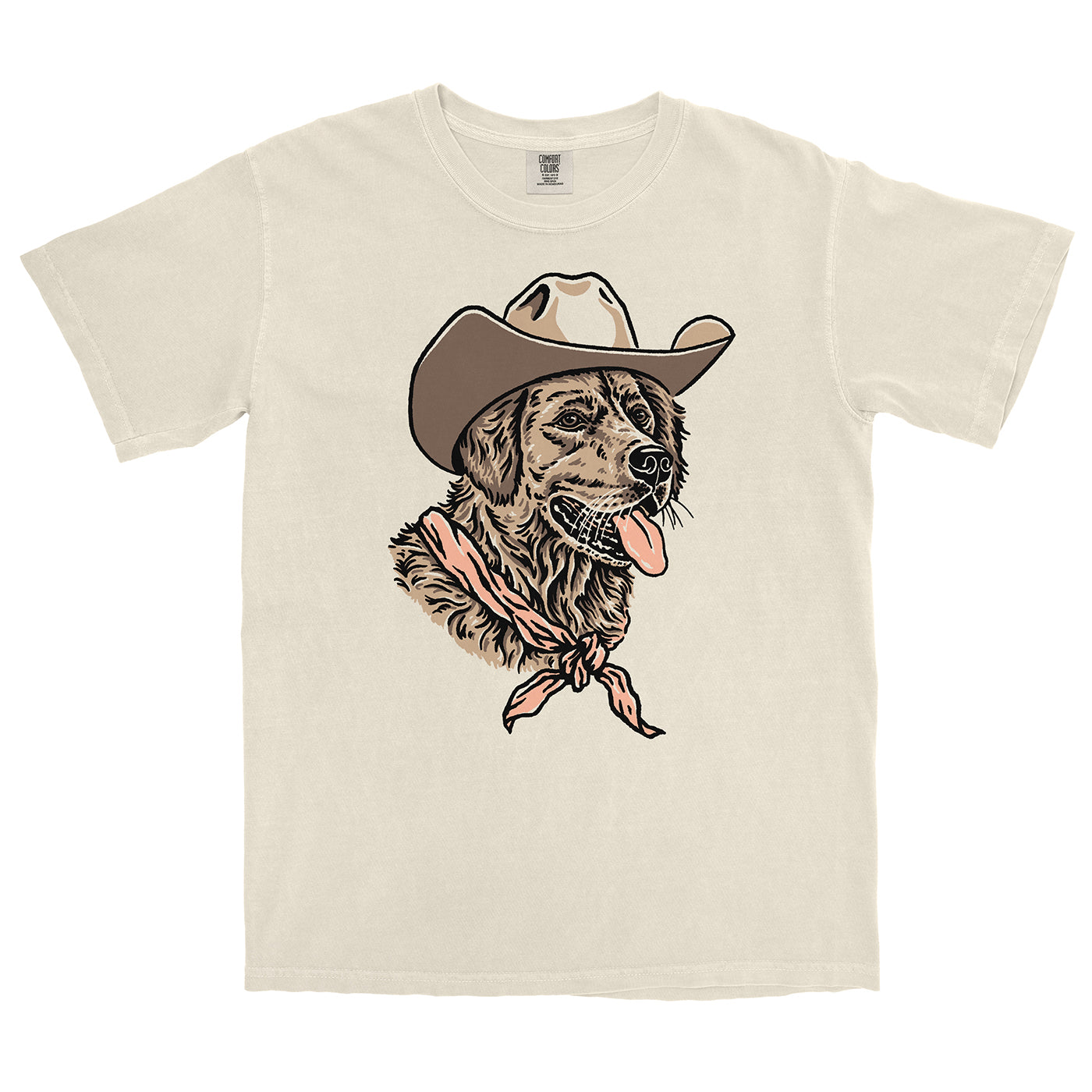 Golden Retriever Heavyweight T-shirt – Steel Bison