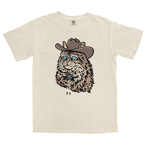Maine Coon Cowcat Heavyweight T-shirt (Made to Order)