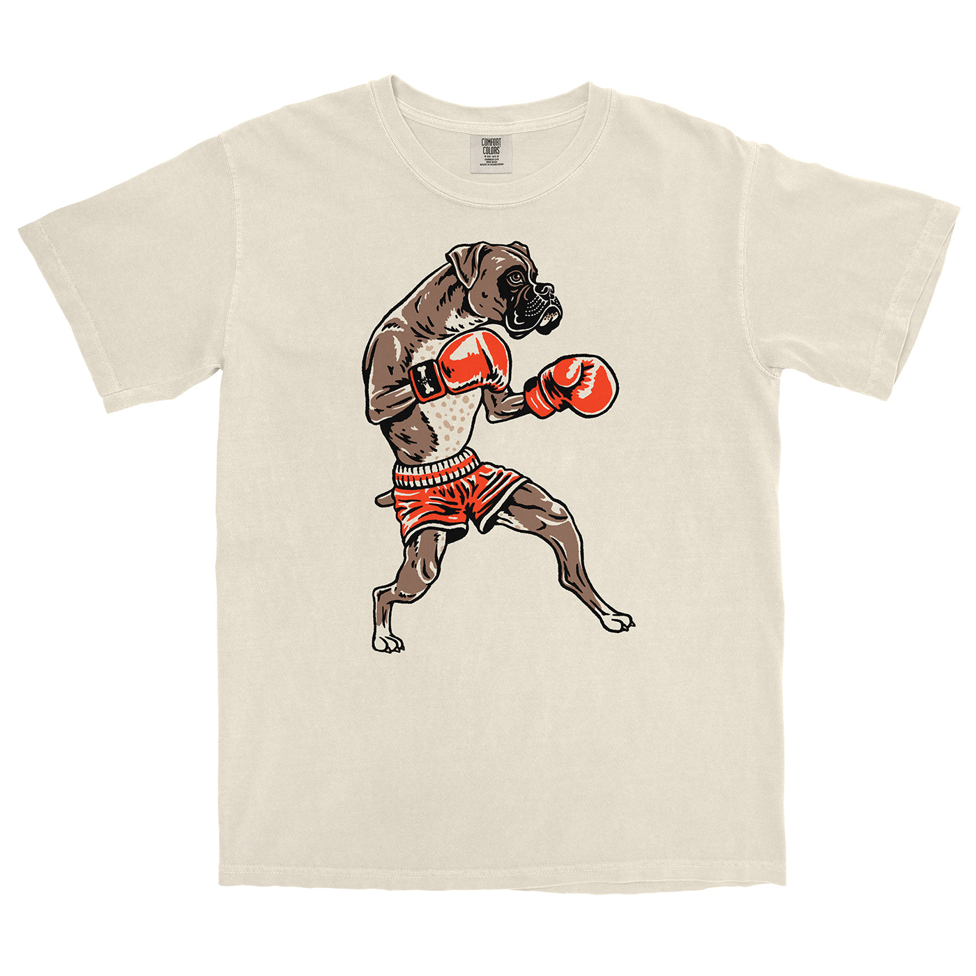 ★GENERAL IDEA★ UNISEX Pigment Boxing Short Sleeve T-shirt Other Boxing Pigment Short Sleeve T Shirt (3color) - ASCLO