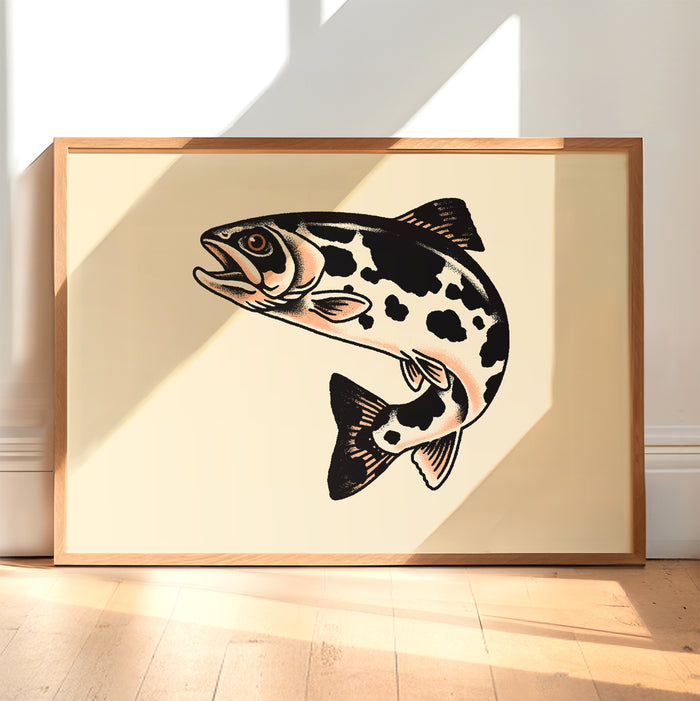 Rare Cow Trout Giclée Print