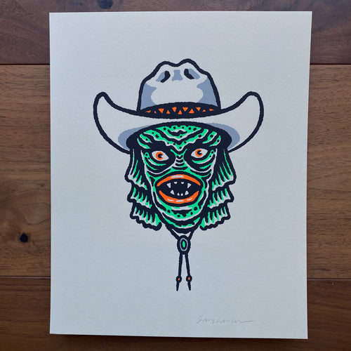 Cowboy Creature - Signed 8x10in Print #440