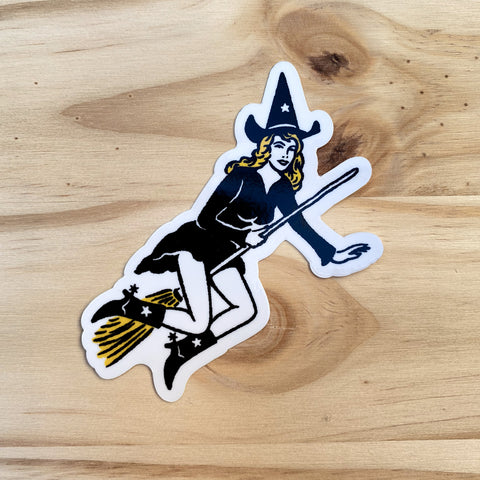 Fall Ghost Cowboy Sticker