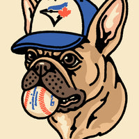 Playoff Pup Toronto French Bulldog Giclée Print