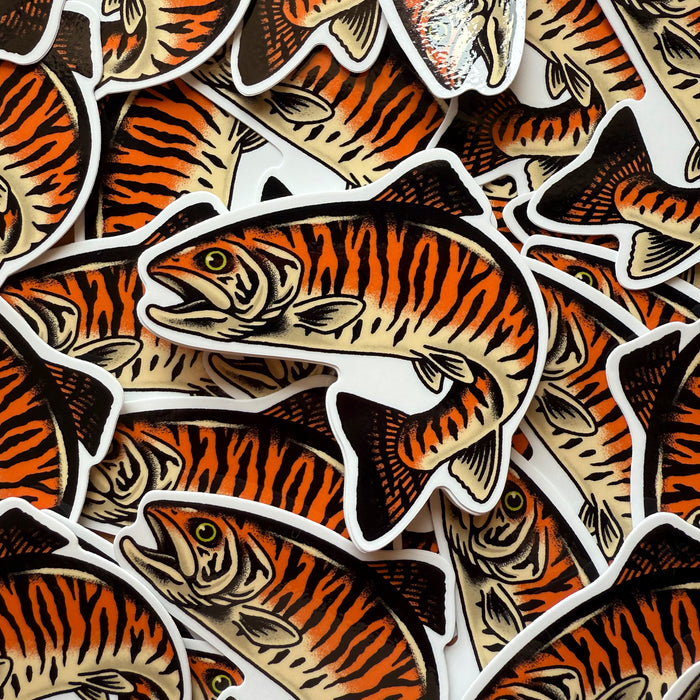 Rare Bengal Trout Glossy Sticker