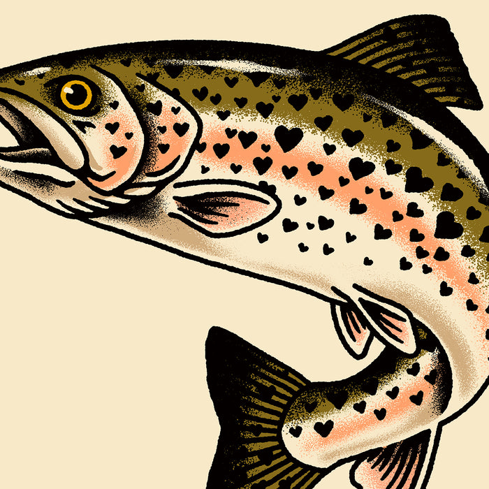 Rare Heart Trout Giclée Print