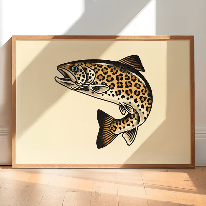 Rare Leopard Trout Giclée Print