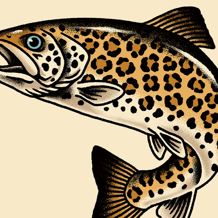Rare Leopard Trout Giclée Print