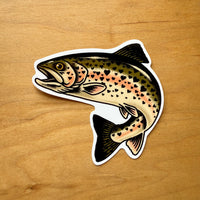 Rare Heart Trout Glossy Sticker