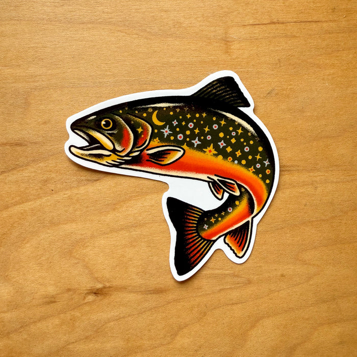 Rare Star Trout Glossy Sticker