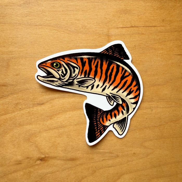 Rare Bengal Trout Glossy Sticker