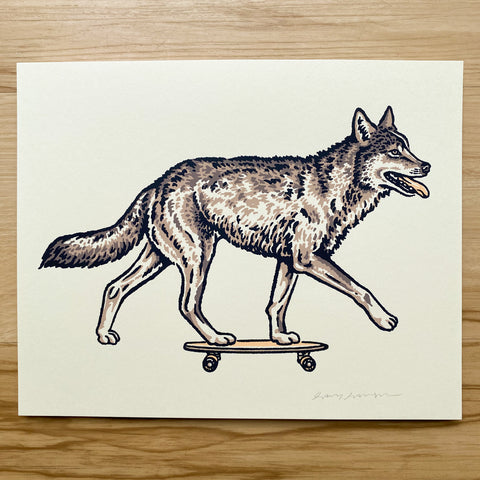 Pomeranian Cowdog - Signed 8x10in Print #364