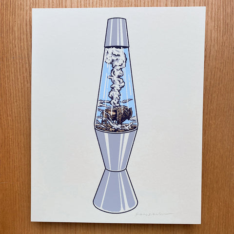 Teton Lava Lamp - Signed 8x10in Print #457