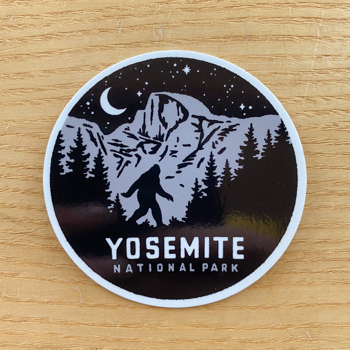Yosemite Bigfoot Sticker