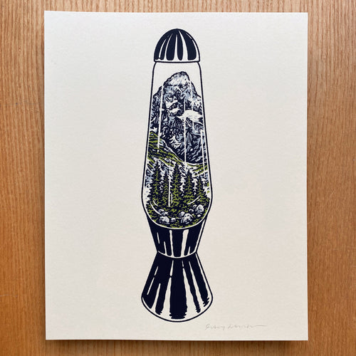 Teton Lava Lamp - Signed 8x10in Print #457