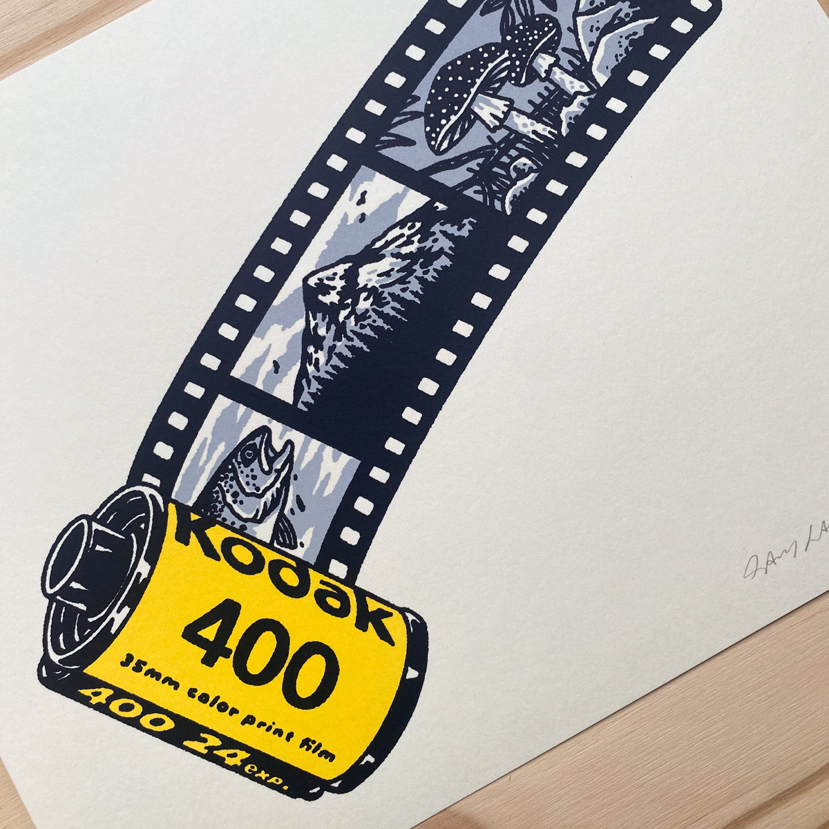 Film 01 - Signed 8x10in Silkscreen Print – Steel Bison